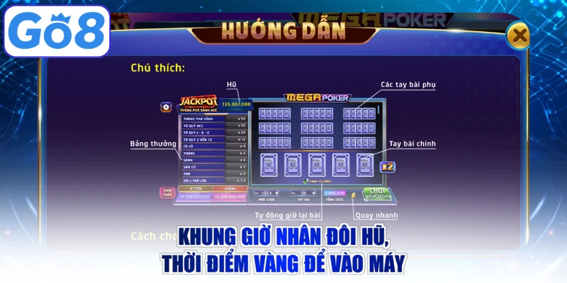 Khung giờ nhân đôi hũ, thời điểm vàng để vào máy