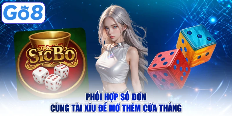Phối hợp số đơn cùng Tài Xỉu để mở thêm cửa thắng